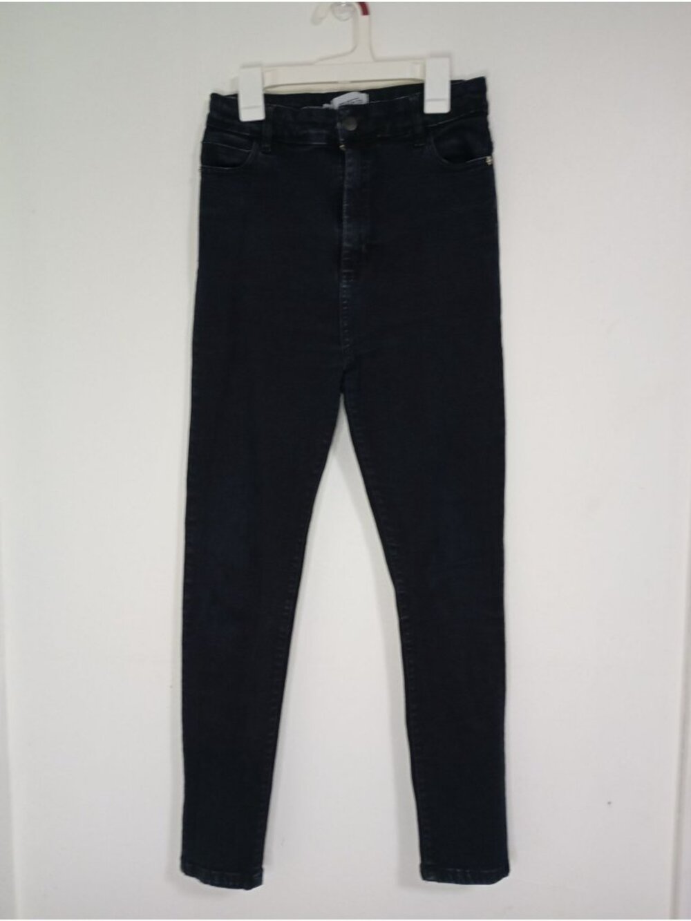 Chipre High-Rise Skinny Jeans Stretch Waistband Zipper Closure Womens Size 30